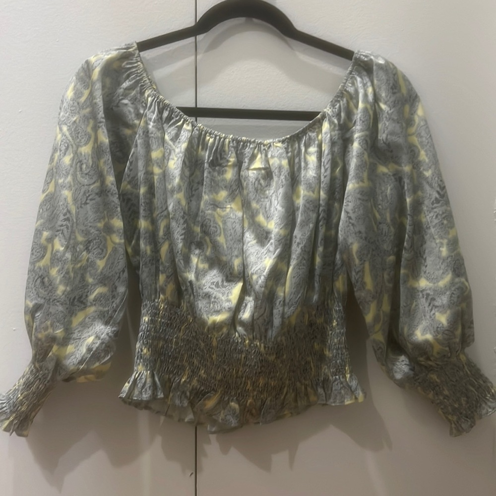 Lucy Paris off the shoulder top